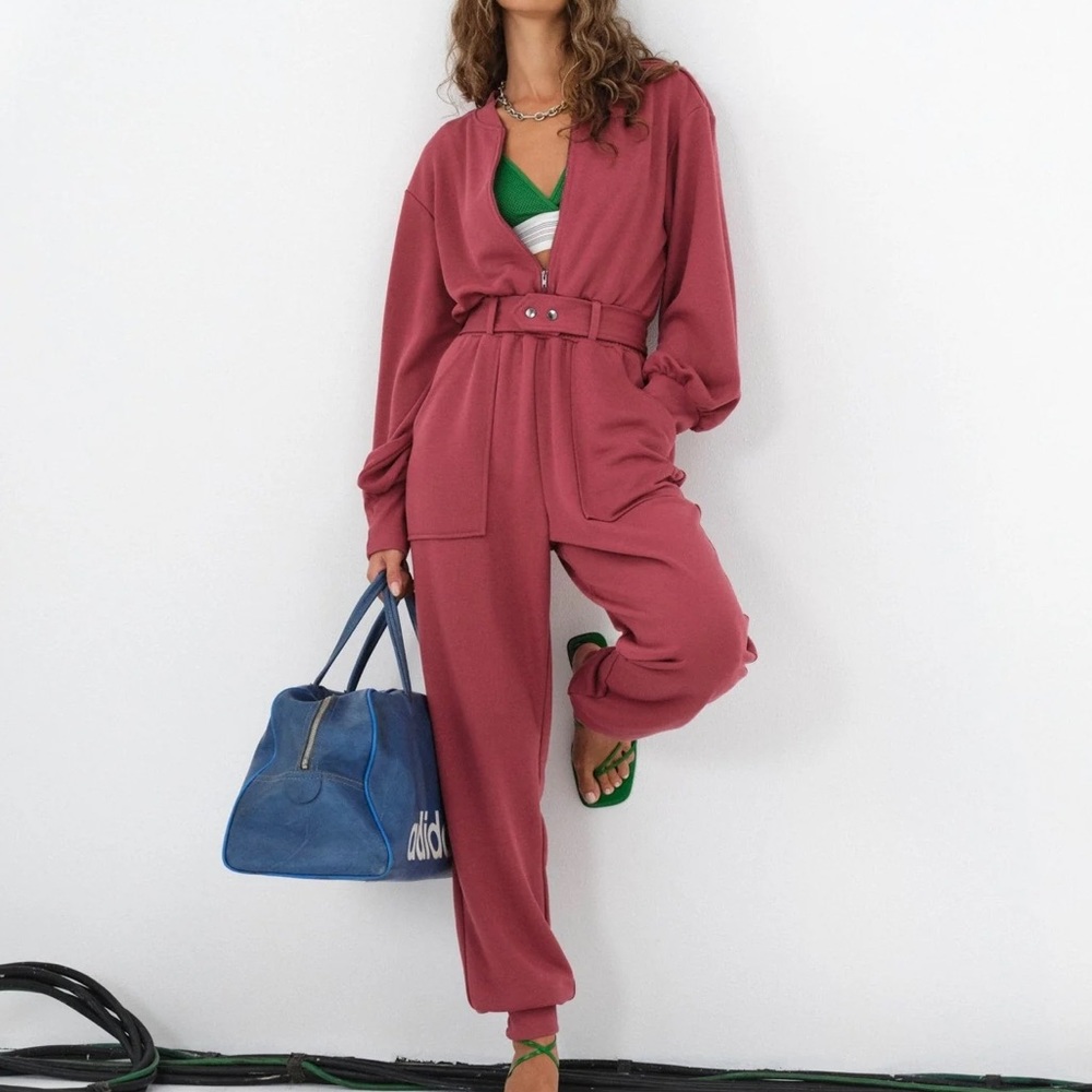 NWT- For Love & Lemons Cinched jumpsuit